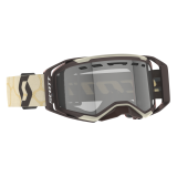 Masque Scott prospect 2.0 enduro ls desert beige/dirt brown - écran light sensitive grey