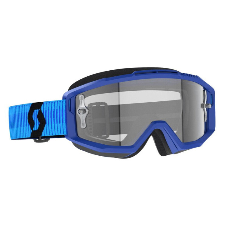 Masque Scott split otg - bleu / noir - écran clear works