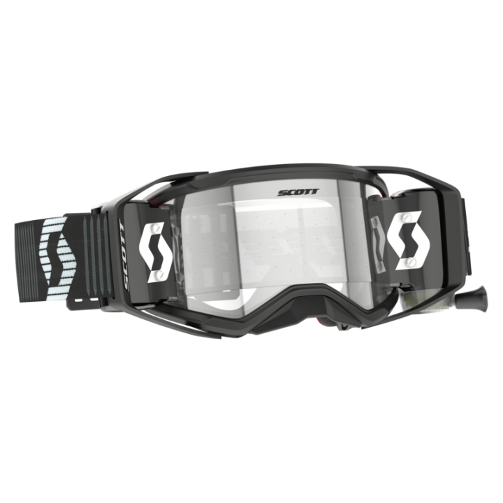Masque Scott prospect 2.0 super wfs noir/blanc - écran clair