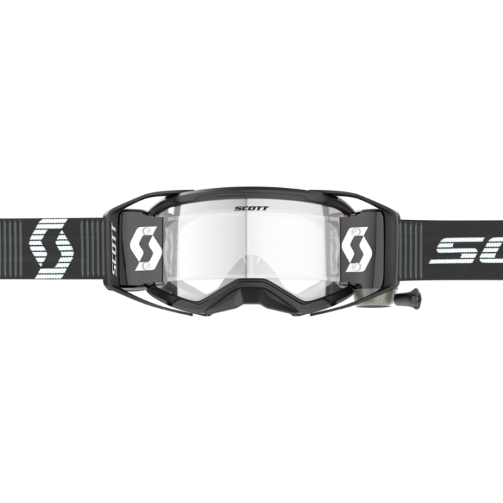 Masque Scott prospect 2.0 super wfs noir/blanc - écran clair