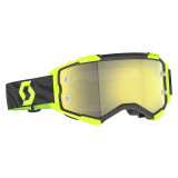 Masque Scott fury - zebra black/neon yellow écran yellow chrome works