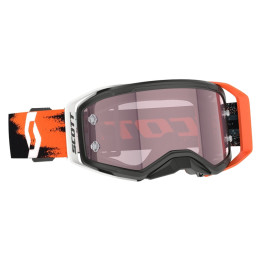 Masque Scott prospect 2.0 amp - noir/neon orange écran rose works