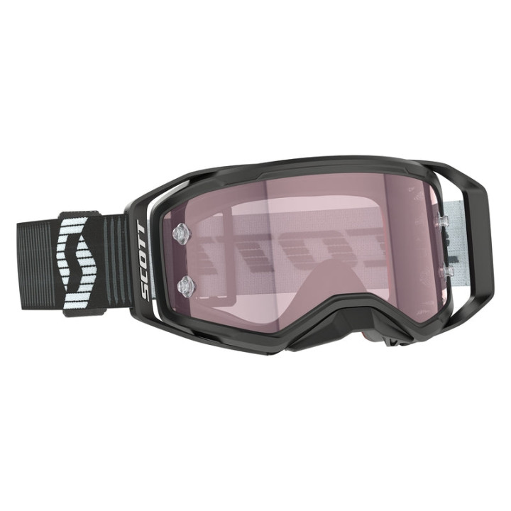Masque Scott prospect 2.0 amp - noir/blanc écran rose works