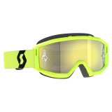 Masque Scott primal chrome - jaune/noir écran yellow chrome works