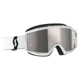 Masque Scott primal chrome - blanc écran silver chrome works