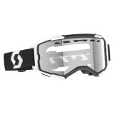 Masque Scott fury enduro - noir/blanc écran clair s0