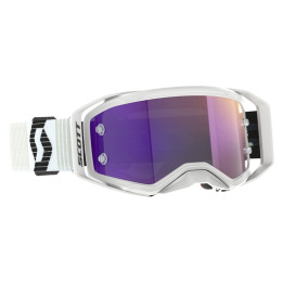 Masque Scott prospect 2.0 - blanc/noir écran purple chrome works