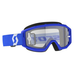 Masque Scott primal - bleu/blanc écran clair works | Oxmoto