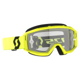 Masque Scott primal - jaune/noir écran clair works | Oxmoto