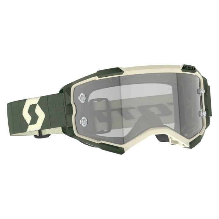 Masque Scott fury ls - khaki green écran light sensitive grey works