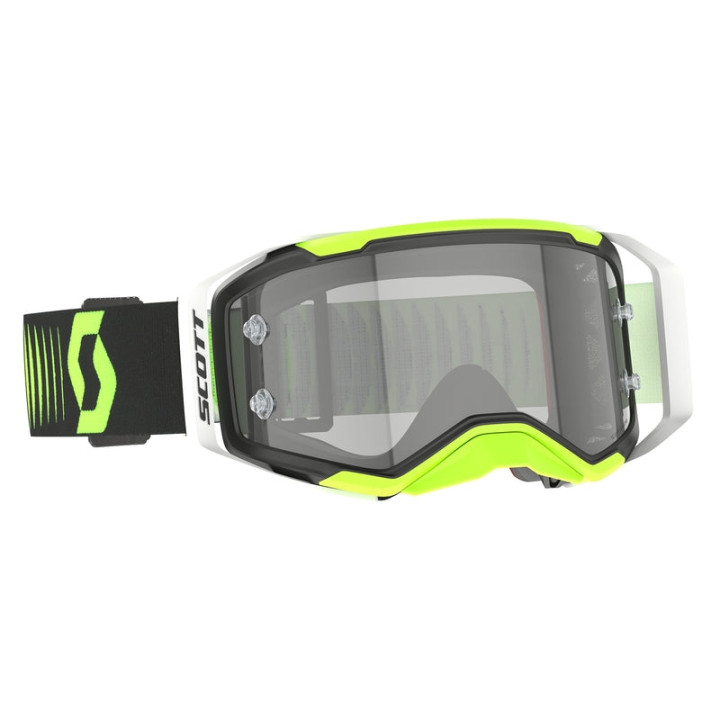 Masque Scott prospect 2.0 ls - doppler black/neon yellow écran light sensitive grey works