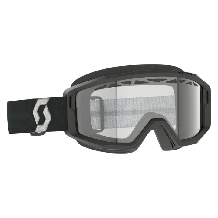 Masque Scott primal enduro - noir/blanc écran clair s0