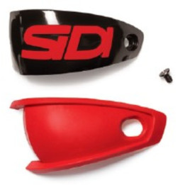 Renfort talon asymétrique Sidi 145 - rouge/noir | Oxmoto