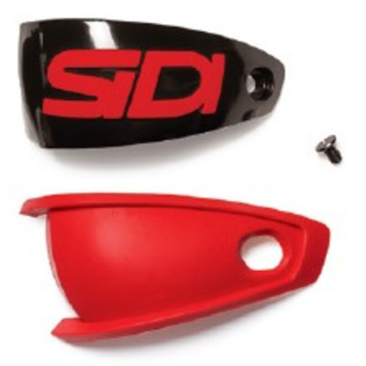 Renfort talon asymétrique Sidi 145 - rouge/noir | Oxmoto