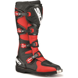 Bottes Sidi agueda - noir/rouge | Oxmoto