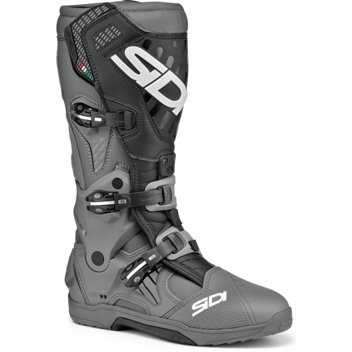 Bottes Sidi crossair - gris/noir | Oxmoto