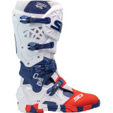 Bottes Sidi crossair x - blanc / navy / rouge | Oxmoto
