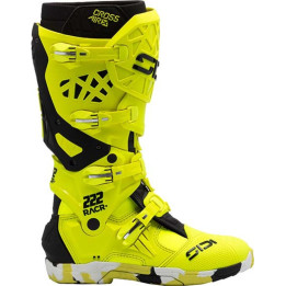 Bottes Sidi crossair x - jaune/noir | Oxmoto