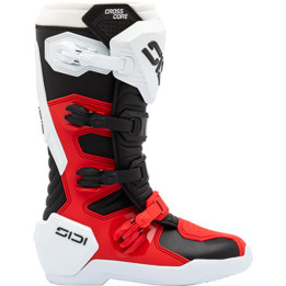 Bottes Sidi crosscore - rouge/noir/blanc | Oxmoto