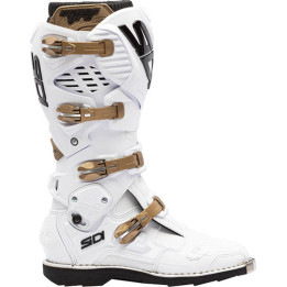 Bottes Sidi crossfire 3 - blanc/bronze | Oxmoto
