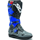 Bottes Sidi crossfire 3 srs - gris/bleu | Oxmoto