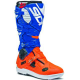 Bottes Sidi crossfire 3 srs - orange/bleu | Oxmoto