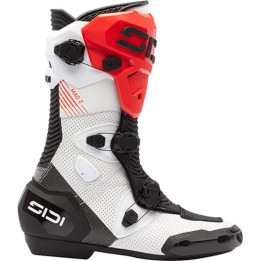 Bottes Sidi mag-2 air - blanc/noir/rouge | Oxmoto