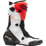 Bottes Sidi mag-2 air - blanc/noir/rouge | Oxmoto