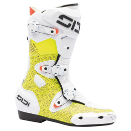 Bottes Sidi mag-2 air - jaune/blanc | Oxmoto