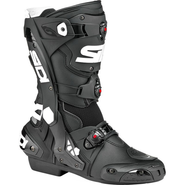Bottes Sidi rex - noir / blanc | Oxmoto