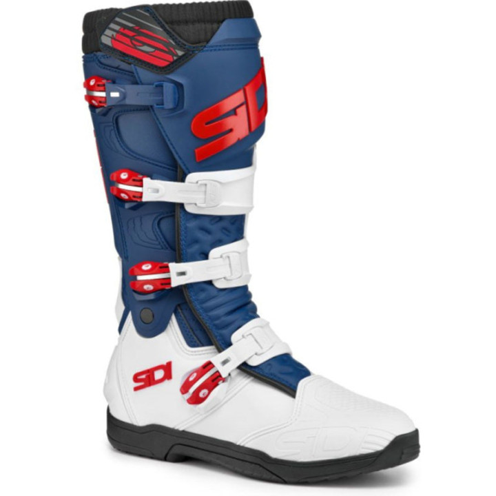 Bottes Sidi xpower sc - blanc/rouge | Oxmoto
