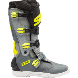 Bottes Sidi xpower sc - gris/jaune fluo | Oxmoto