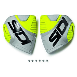 Plaque de tibia Sidi cf3 153 - gris/jaune | Oxmoto