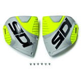 Plaque de tibia Sidi cf3 153 - gris/jaune | Oxmoto