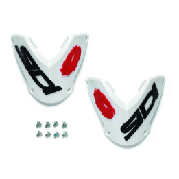 Plaque de tibia Sidi vortice 90 - blanc/noir | Oxmoto
