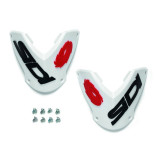 Plaque de tibia Sidi vortice 90 - blanc/noir | Oxmoto