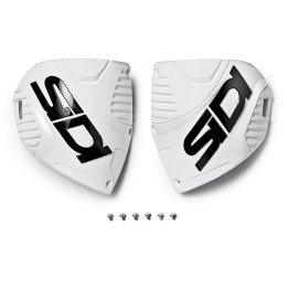 Plaque tibiale Sidi 153 crossifre 3 - blanc/noir | Oxmoto