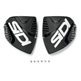 Plaque tibiale Sidi 153 crossifre 3 - noir/blanc | Oxmoto
