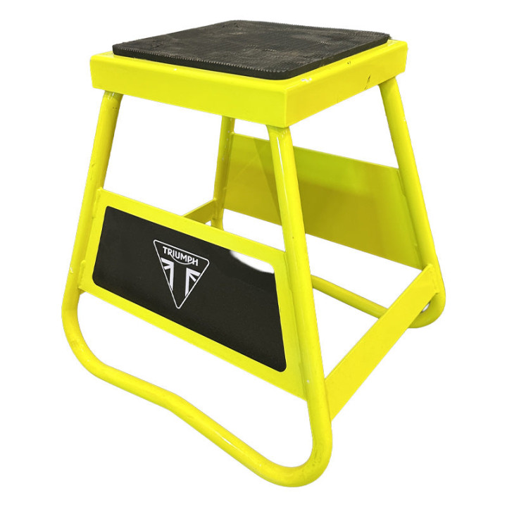 Trépied stand Triumph jaune/noir | Oxmoto