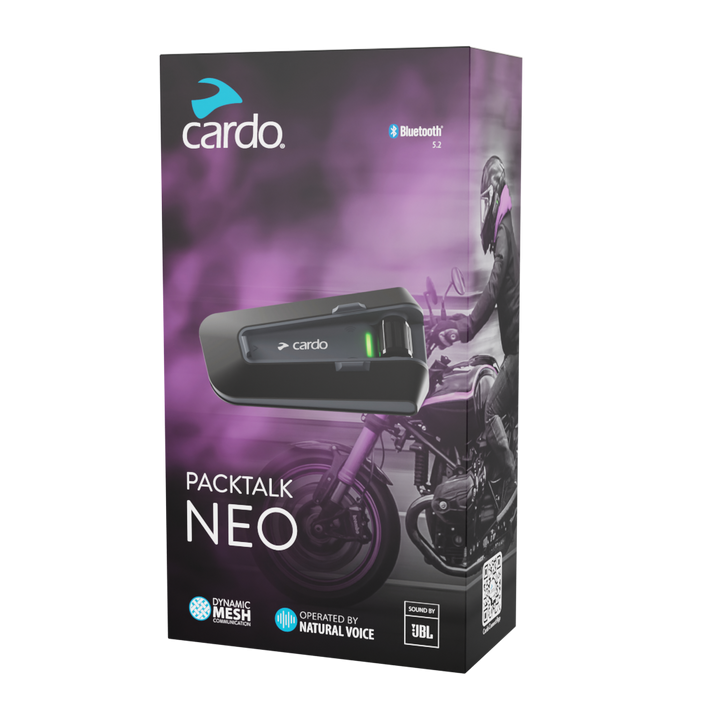 Intercom cardo packtalk neo - solo | Oxmoto