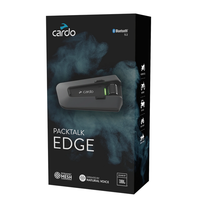 Intercom cardo packtalk edge - solo | Oxmoto