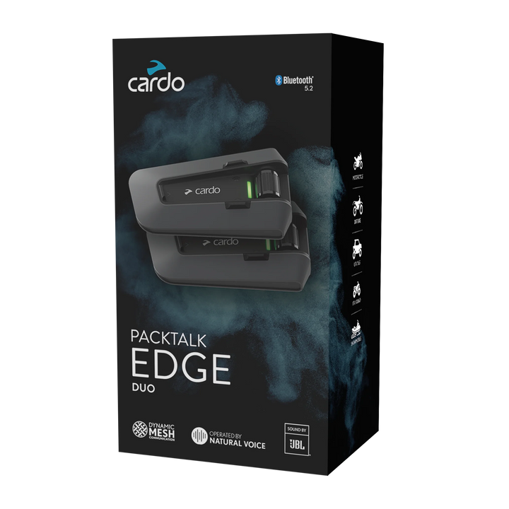 Intercom cardo packtalk edge - duo | Oxmoto