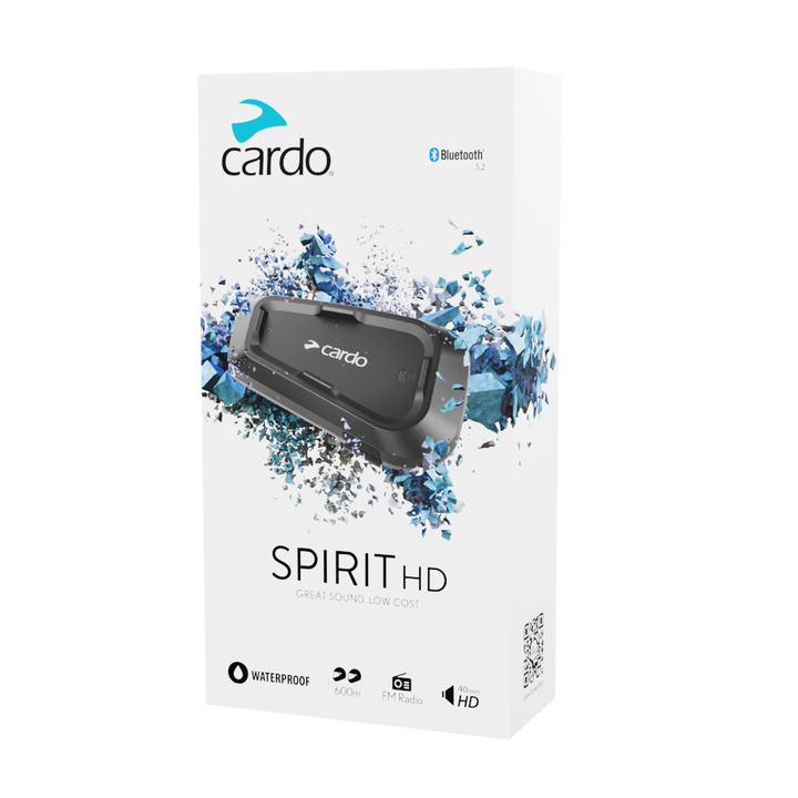 Intercom cardo spirit hd - solo | Oxmoto