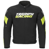 Veste Triumph motorcycles race logo – noir / fluo | Oxmoto
