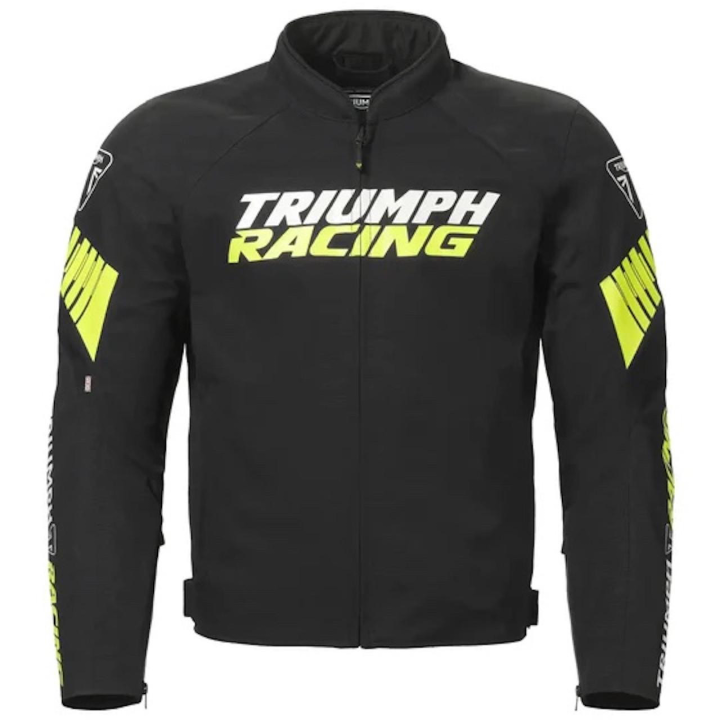 Veste Triumph motorcycles race logo – noir / fluo | Oxmoto