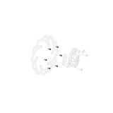 Vis de disque de frein avant (1 unité) stark future I14580-060012-08-P