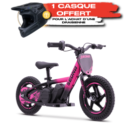 Draisienne SEDNA mx12 rose + casque KENNY | Oxmoto