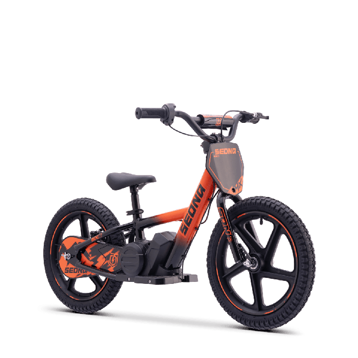 Draisienne SEDNA mx16 orange + casque KENNY | Oxmoto