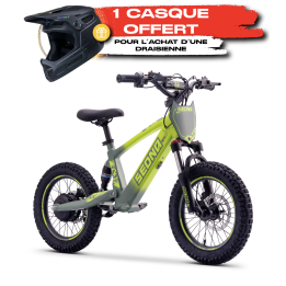 Draisienne SEDNA sx16 vert + casque KENNY | Oxmoto