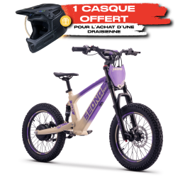 Draisienne SEDNA sx18 violet + casque KENNY | Oxmoto